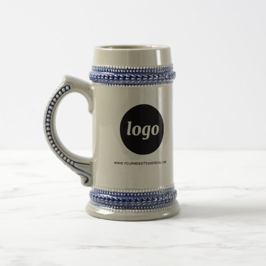 Eenvoudige Logo- en tekstpromotie Bierpul (Links)