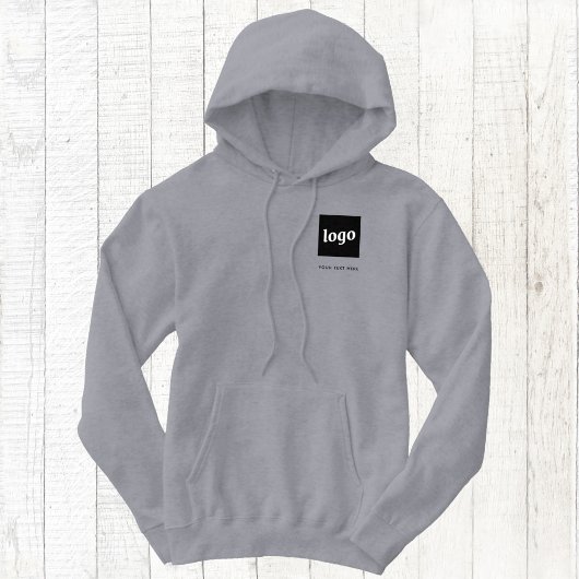 Eenvoudige Logo- en tekstpromotie Hoodie