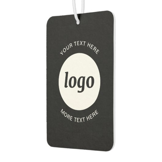 Eenvoudige Logo- en tekstpromotie Luchtverfrisser (Links)