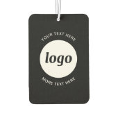 Eenvoudige Logo- en tekstpromotie Luchtverfrisser (Achterkant)