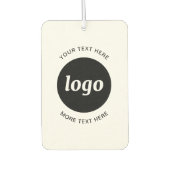 Eenvoudige Logo- en tekstpromotie Luchtverfrisser (Voorkant)