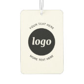 Eenvoudige Logo- en tekstpromotie Luchtverfrisser (Achterkant)