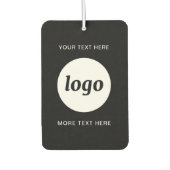 Eenvoudige Logo- en tekstpromotie Luchtverfrisser (Voorkant)