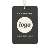 Eenvoudige Logo- en tekstpromotie Luchtverfrisser (Achterkant)