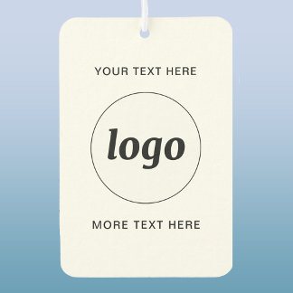 Eenvoudige Logo- en tekstpromotie Luchtverfrisser