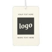 Eenvoudige Logo- en tekstpromotie Luchtverfrisser (Voorkant)