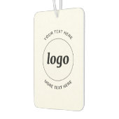 Eenvoudige Logo- en tekstpromotie Luchtverfrisser (Links)