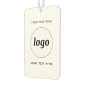 Eenvoudige Logo- en tekstpromotie Luchtverfrisser (Links)