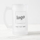 Eenvoudige Logo- en tekstpromotie Matglas Bierpul (Links)