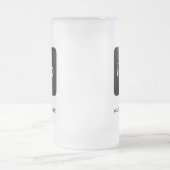 Eenvoudige Logo- en tekstpromotie Matglas Bierpul (Center)