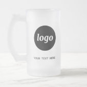 Eenvoudige Logo- en tekstpromotie Matglas Bierpul (Links)