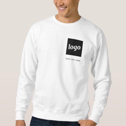 Eenvoudige Logo- en tekstpromotie Trui (Voorkant)