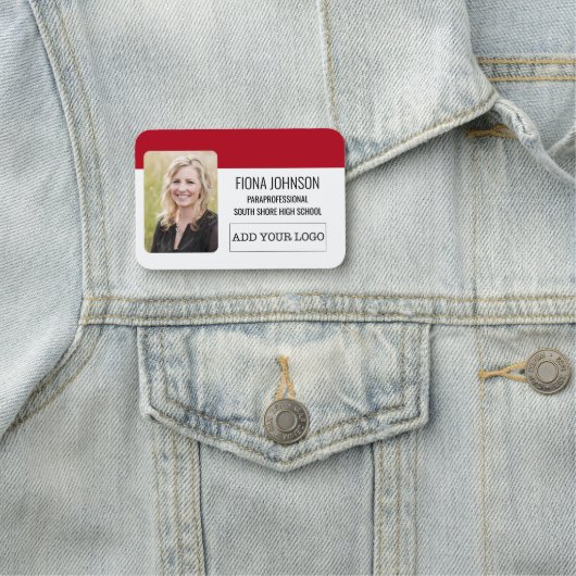 Eenvoudige Logo foto voor werknemers Naamplaatje (In situ)