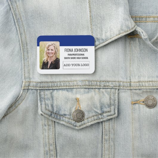 Eenvoudige Logo foto voor werknemers Naamplaatje (In situ)