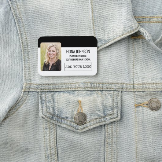 Eenvoudige Logo foto voor werknemers Naamplaatje (In situ)