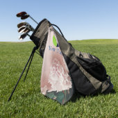 Eenvoudige logo golfhanddoeken golfhanddoek (Groen)