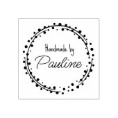 Eenvoudige Logo handgemaakt Rubberstempel (Afrduk)