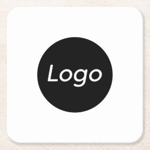Eenvoudige Logo Kartonnen Onderzetters