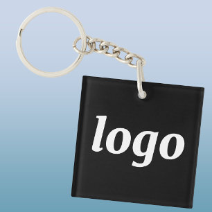 Eenvoudige Logo Merk Promotie Zakelijk Sleutelhanger
