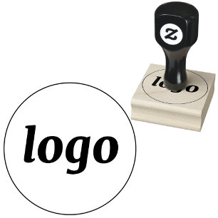 Eenvoudige Logo Merkidentiteit Zakelijke Promotie Rubberstempel