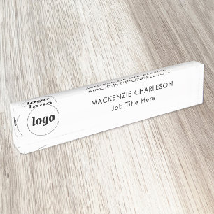 Eenvoudige Logo met aangepaste tekst Business Prof Naambordje