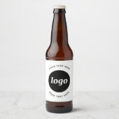 Eenvoudige Logo met SMS Business Promotion Bier Etiket (Voorkant)