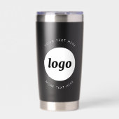 Eenvoudige Logo met SMS Business Promotion Geïsoleerde Drinkbeker (Voorkant)