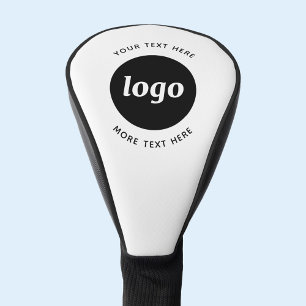 Eenvoudige Logo met SMS Business Promotion Golfheadcover