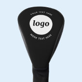 Eenvoudige Logo met SMS Business Promotion Golfheadcover