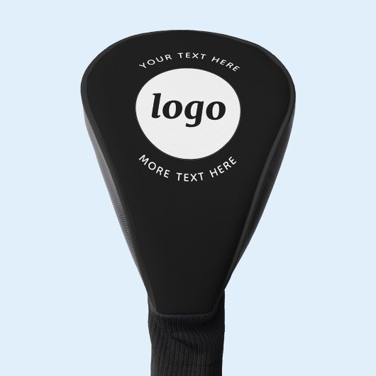 Eenvoudige Logo met SMS Business Promotion Golfheadcover