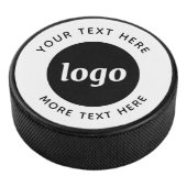 Eenvoudige Logo met SMS Business Promotion Hockey Puck (3/4)