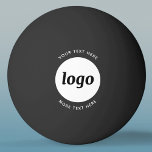 Eenvoudige Logo met SMS Business Promotion Pingpongbal<br><div class="desc">Voeg uw eigen logo en keus van tekst aan dit ontwerp toe. Verwijder de bovenste of onderste tekst als u dat wilt. Minimalistisch en professioneel. Ideaal voor het merken van werknemers of als promotiemiddel voor uw klanten en klanten.</div>