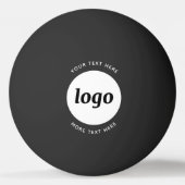 Eenvoudige Logo met SMS Business Promotion Pingpongbal (Voorkant)