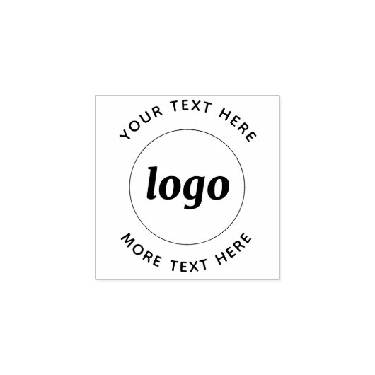 Eenvoudige Logo met SMS Business Promotion Rubberstempel (Afrduk)