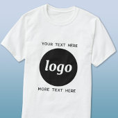 Eenvoudige Logo met SMS Business Promotion T-shirt