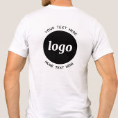 Eenvoudige Logo met SMS Business Promotion Tri-Blend Shirt