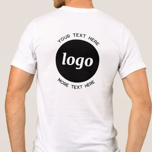 Eenvoudige Logo met SMS Business Promotion Tri-Blend Shirt