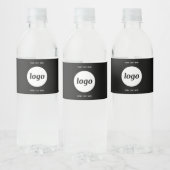 Eenvoudige Logo met SMS Business Promotion Waterfles Etiket (Flessen)