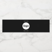 Eenvoudige Logo met SMS Business Promotion Waterfles Etiket (Enkel label)