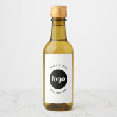 Eenvoudige Logo met SMS Business Promotion Wijn Etiket (Voorkant)