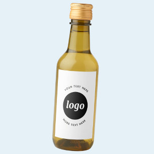 Eenvoudige Logo met SMS Business Promotion Wijn Etiket