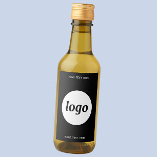 Eenvoudige Logo met SMS Business Promotion Wijn Etiket