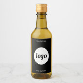 Eenvoudige Logo met SMS Business Promotion Wijn Etiket (Voorkant)