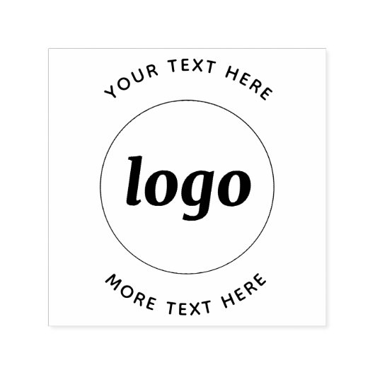 Eenvoudige Logo met SMS Business Promotion Zelfinktende Stempel (Design)