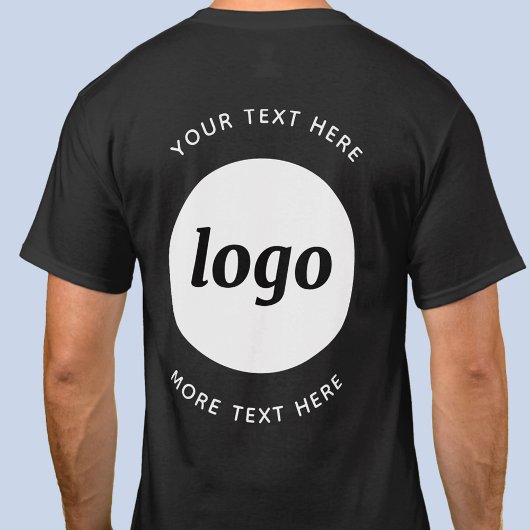 Eenvoudige Logo met T-Shirt voor tekstgebruik