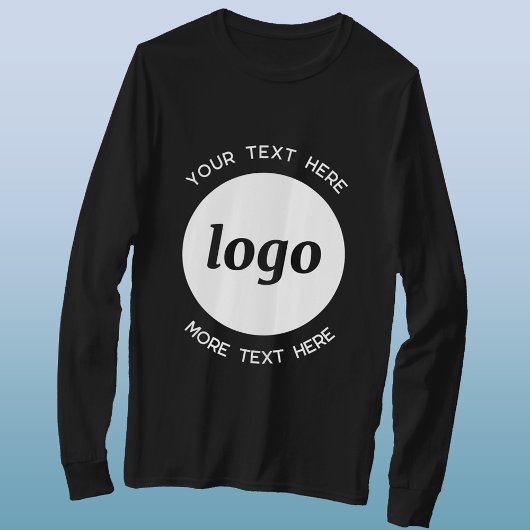 Eenvoudige Logo met T-Shirt voor tekstgebruik