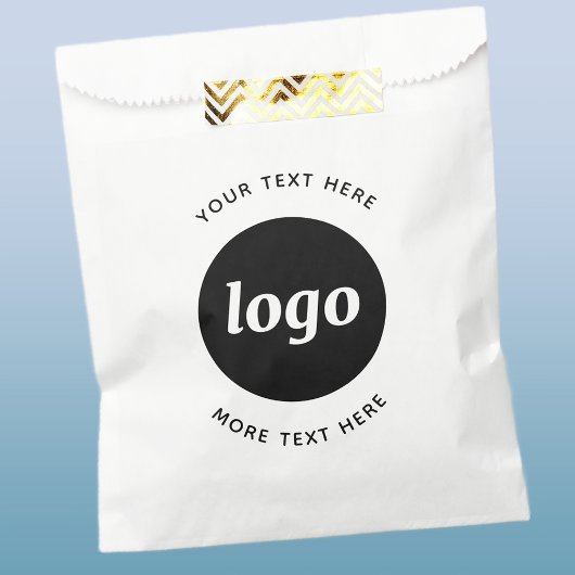 Eenvoudige Logo Met Tekst Zakelijk Bedankzakje