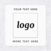 Eenvoudige Logo Met Tekst Zakelijk Labels (Design 1)