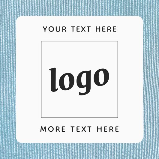 Eenvoudige Logo Met Tekst Zakelijk Labels