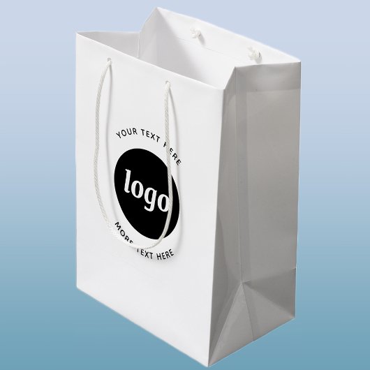 Eenvoudige Logo Met Tekst Zakelijk Medium Cadeauzakje